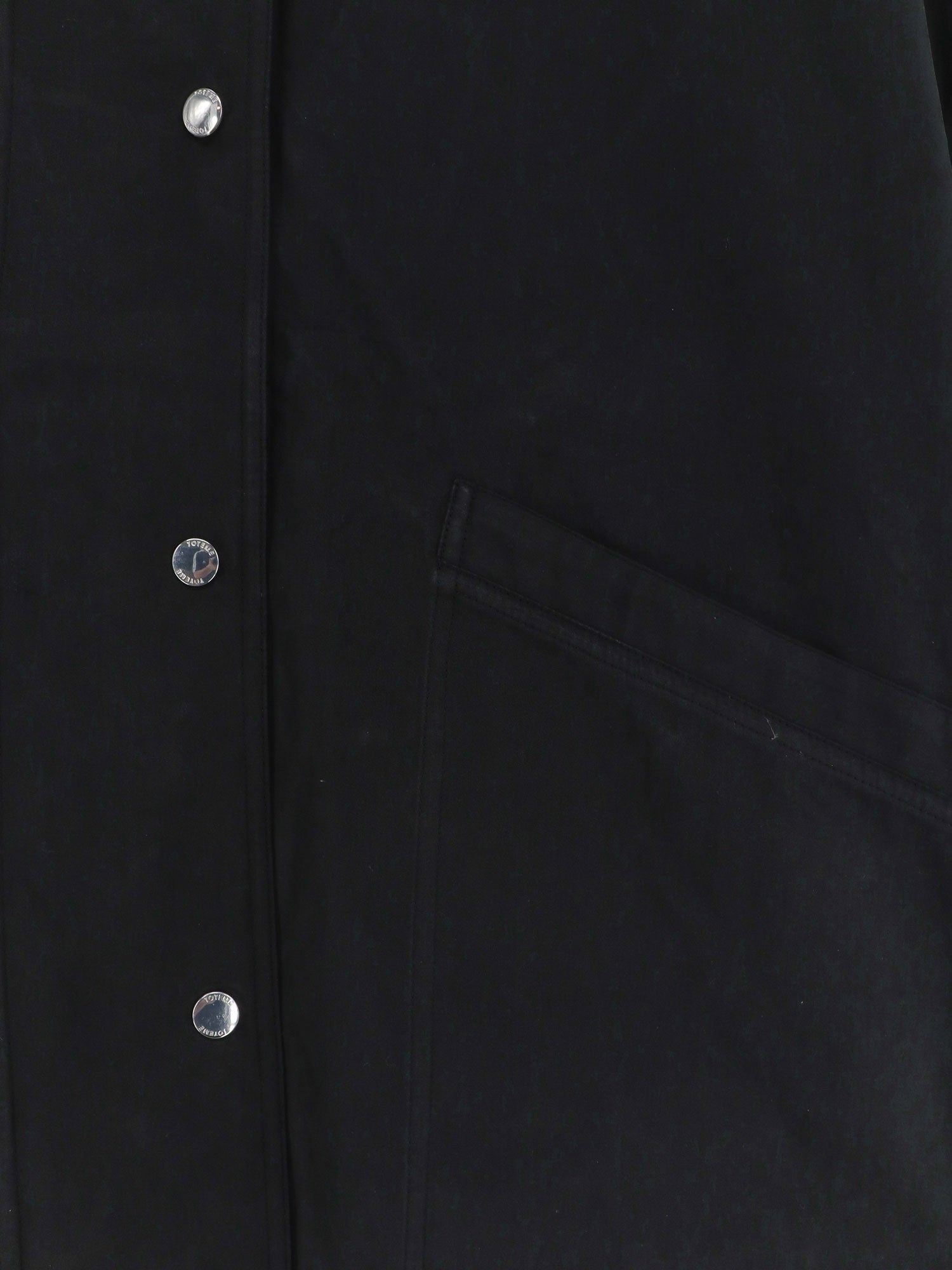 Toteme Women's Summer Cotton Blend Jacket Black