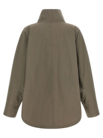 Toteme Summer Parachute Jacket Green
