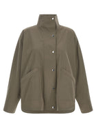 Toteme Summer Parachute Jacket Green