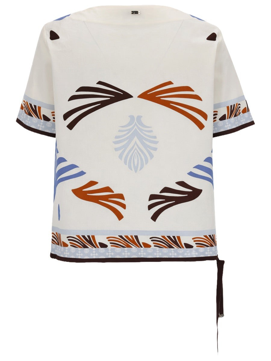 Herno Women's Summer Print Shirt White