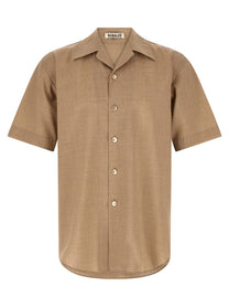 Auralee Summer Twist Shirt Beige