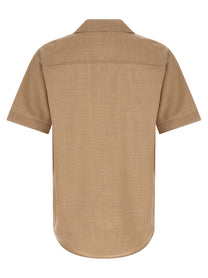 Auralee Summer Twist Shirt Beige