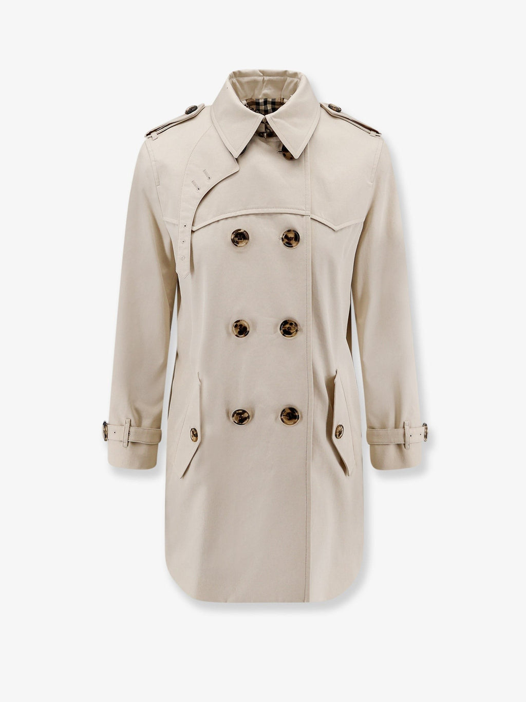 Burberry Women's Summerside Cotton Trench Beige