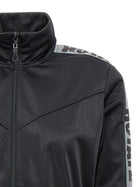 ROTATE Birger Christensen Sunday Capsule Cropped Sweatshirt Black, view 4