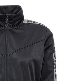 ROTATE Birger Christensen Sunday Capsule Cropped Sweatshirt Black