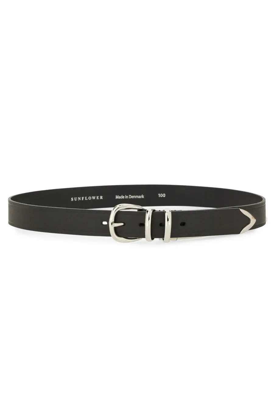 Sunflower Men's Leather Belt Black