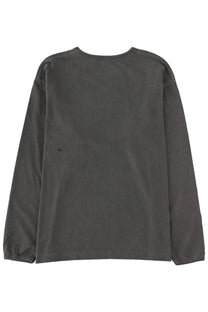 Sunflower men’s long-sleeve grey t-shirt with relaxed fit and subtle fabric texture