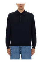 Sunflower Men's Wool Polo Blue