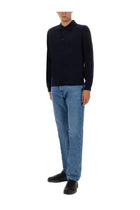 Sunflower Men's Wool Polo Blue, view 2