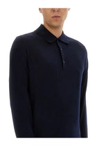 Sunflower Men's Wool Polo Blue, view 4