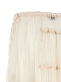 Dries Van Noten Sunia Bis Skirt Beige