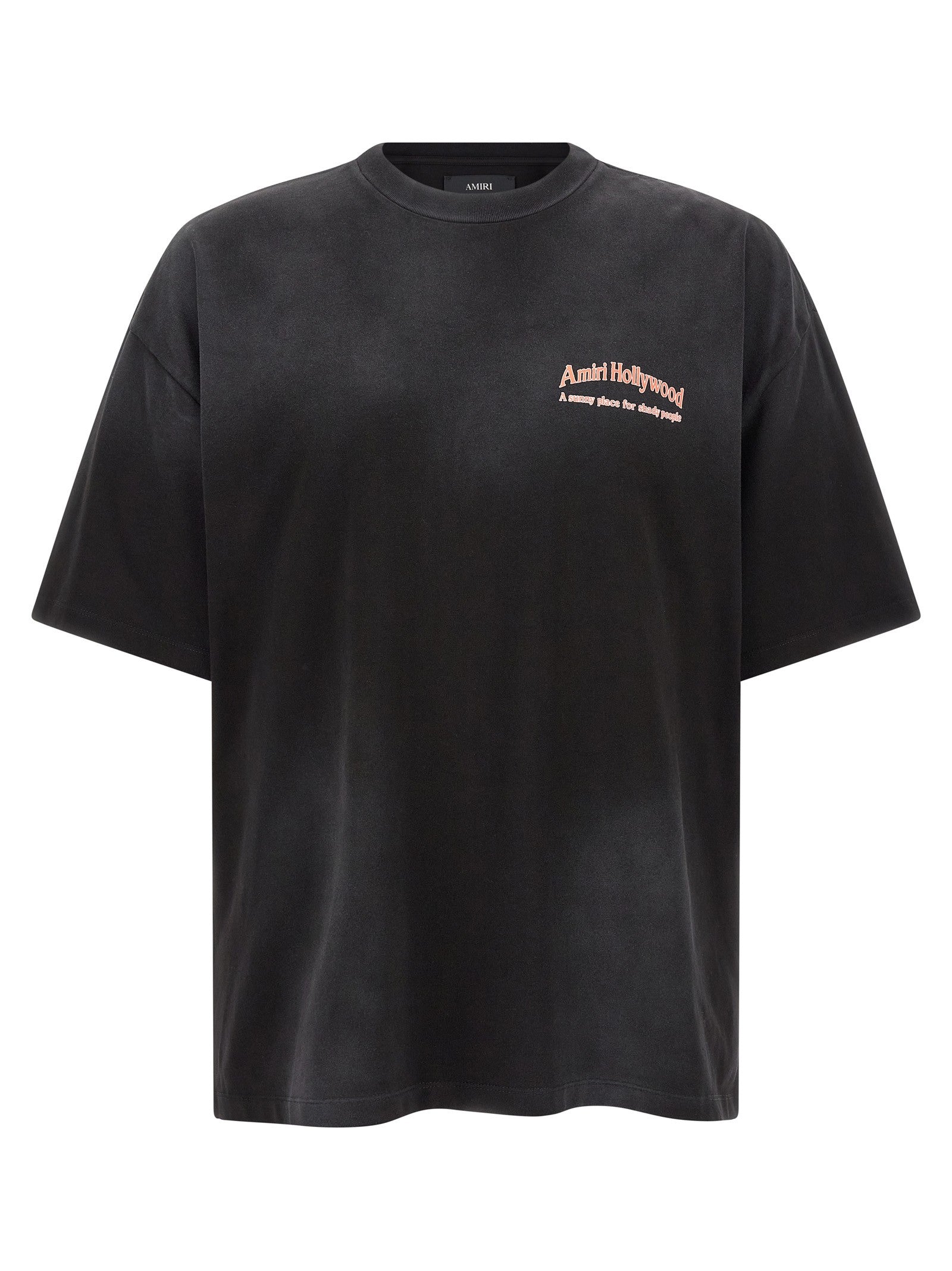 AMIRI Sunny Place Skate Vintage Print Shirt Black