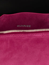 The Attico Sunrise Fuchsia Shoulder Bag Pink