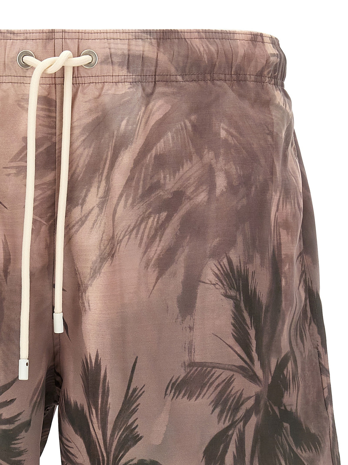 Palm Angels Sunset Palms Swimsuit Gold