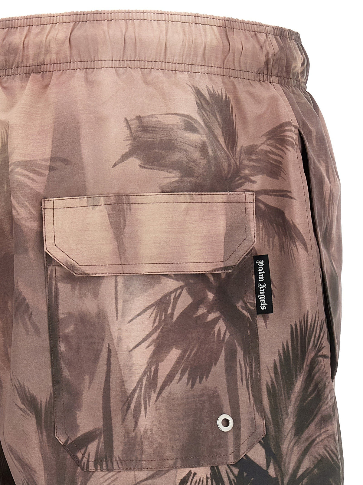 Palm Angels Sunset Palms Swimsuit Gold