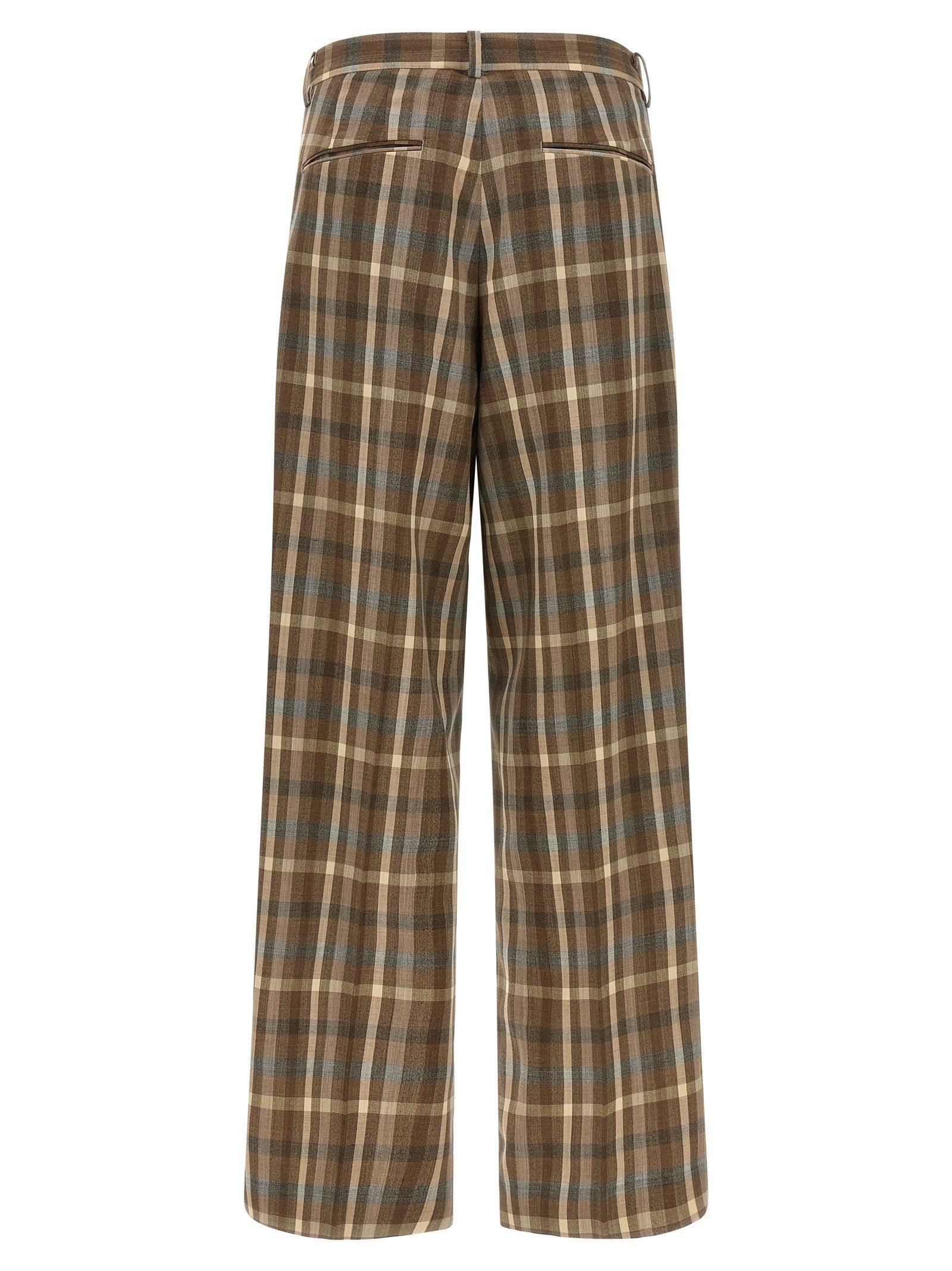 AURALEE Super 130s Wool Pants Brown