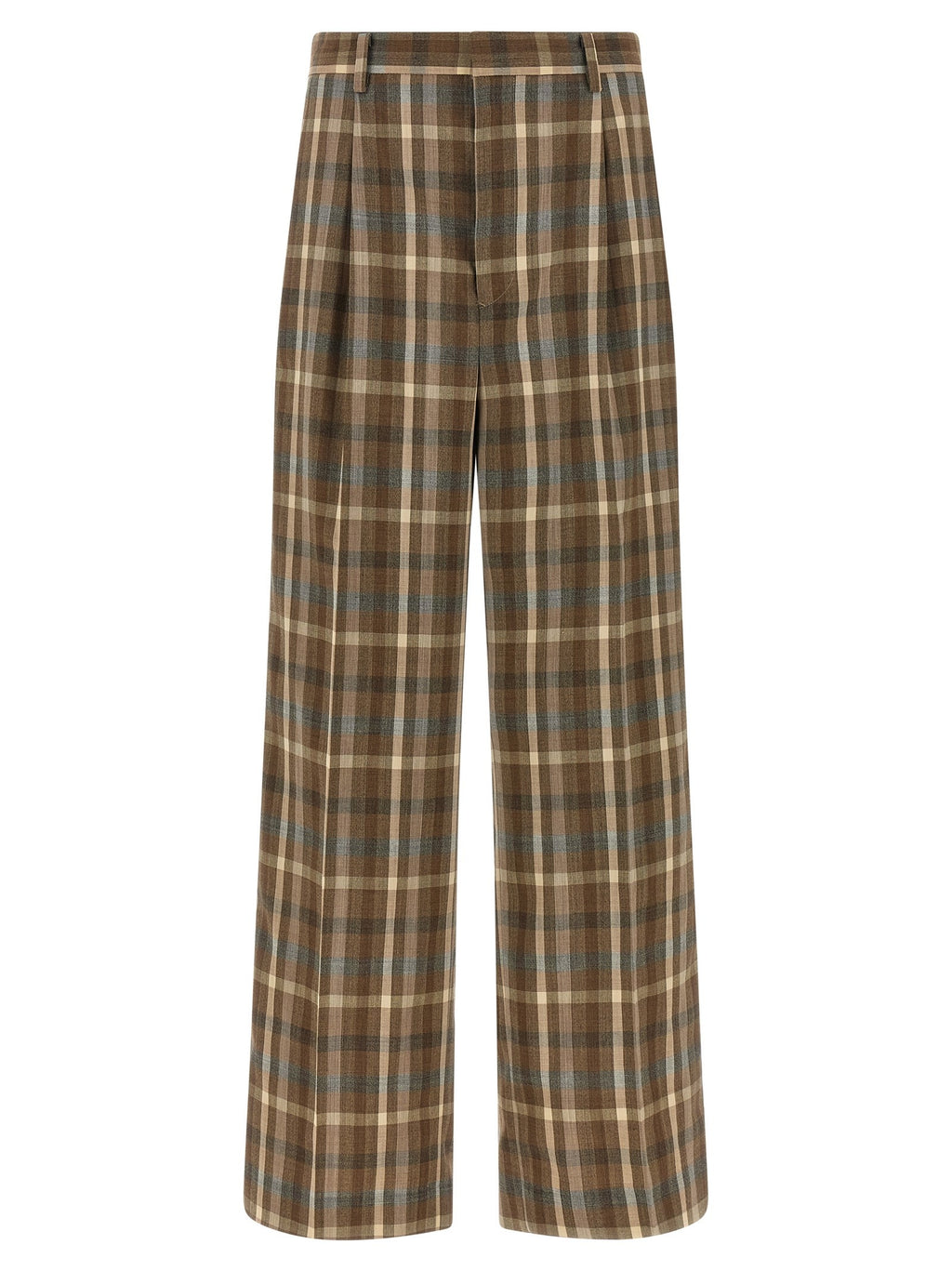 AURALEE Super 130s Wool Pants Brown