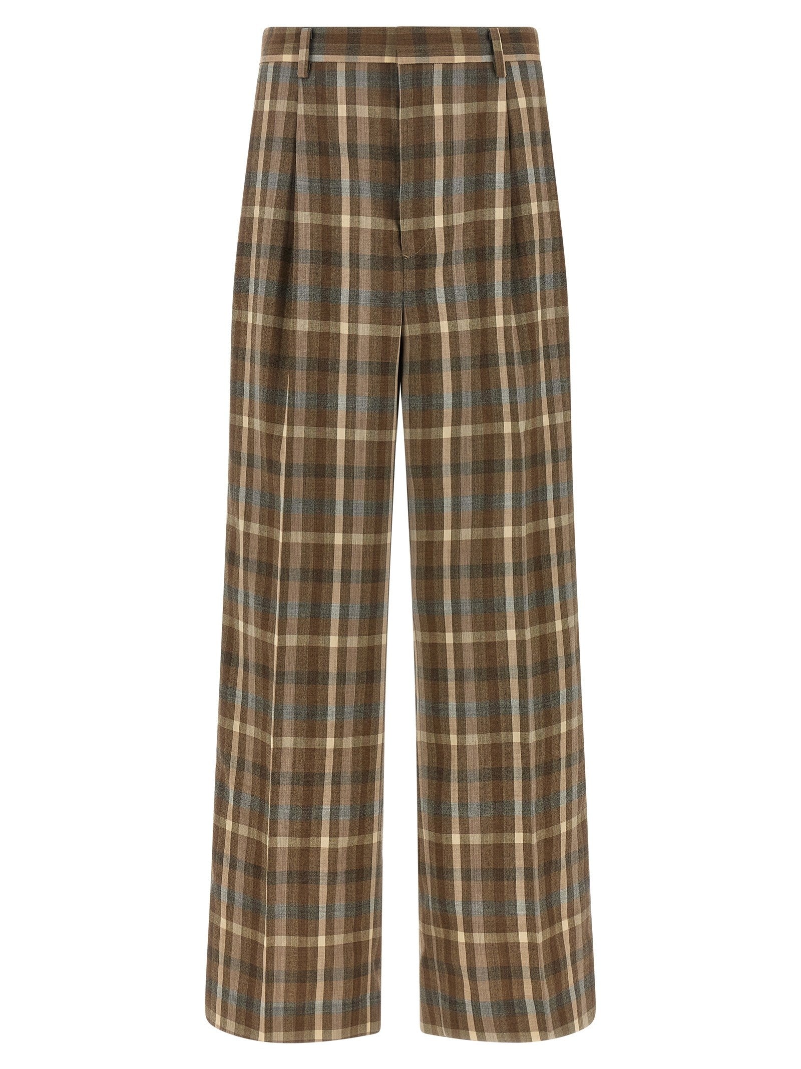 AURALEE Super 130s Wool Pants Brown
