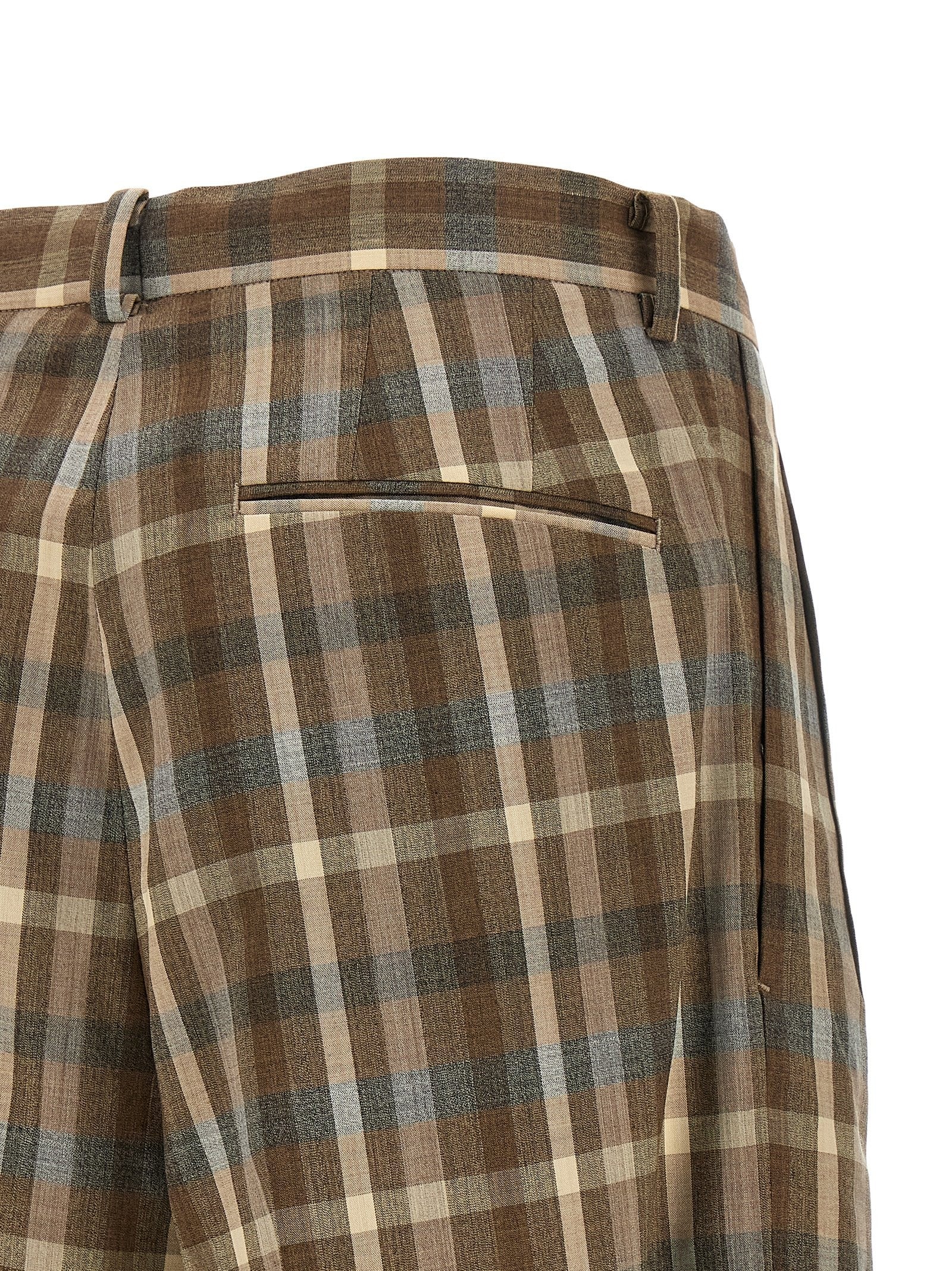 AURALEE Super 130s Wool Pants Brown