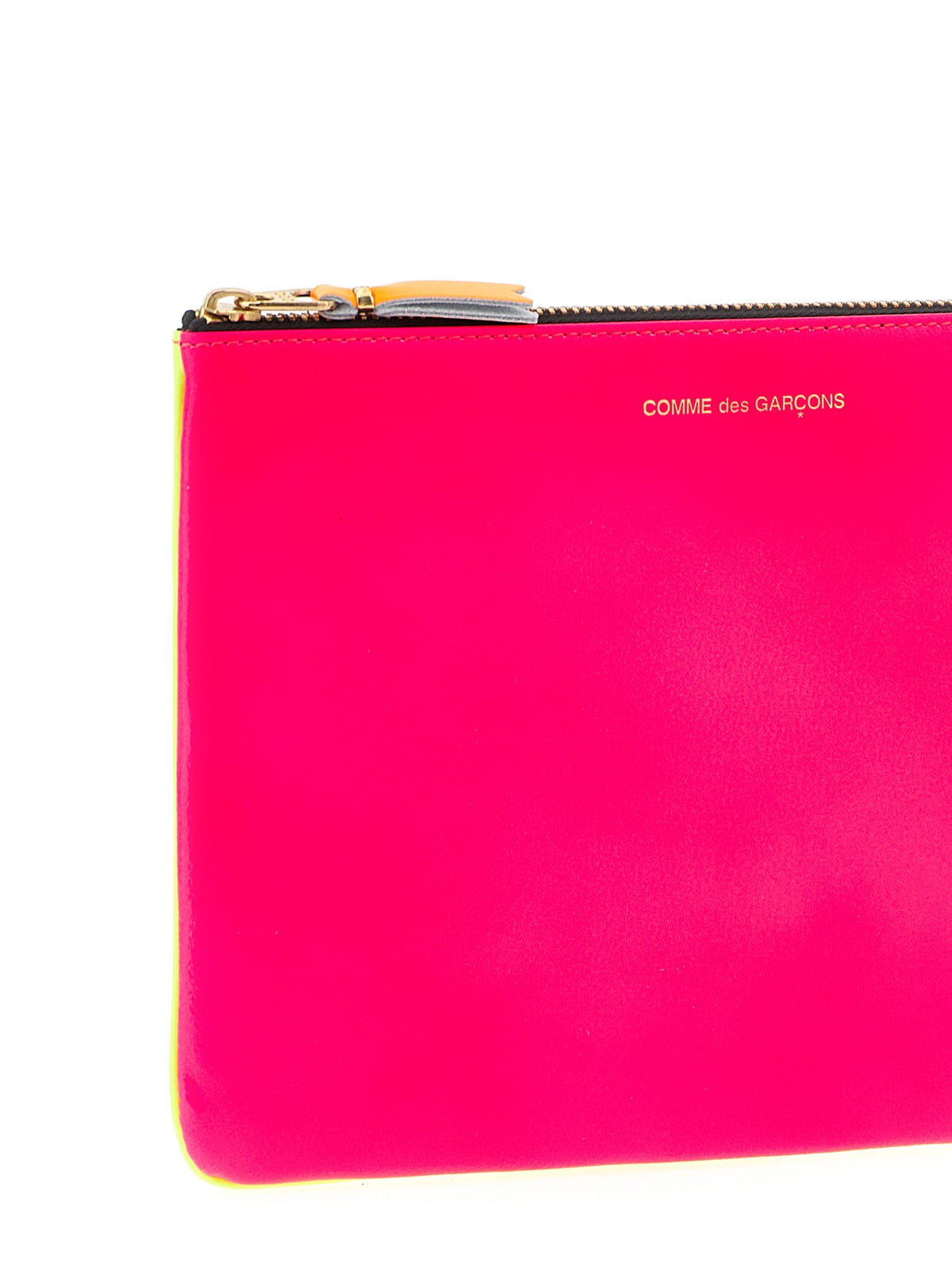 Comme Des Garcons Wallet Super Fluo Wallet Gold