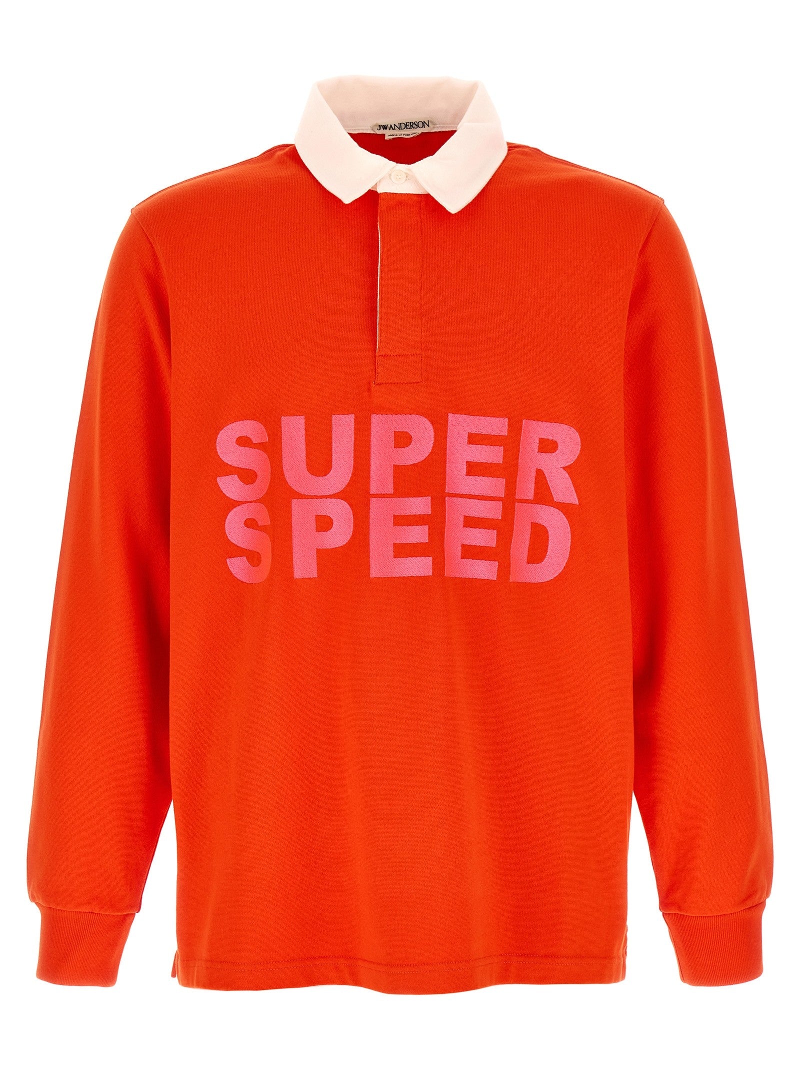 JW Anderson Super Speed Polo Shirt Red