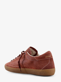 Golden Goose Men's Super Star Double Quarter Suede Sneakers White