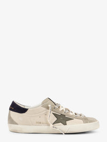 Golden Goose Men's Super Star Leather and Suede Sneakers White