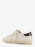 Golden Goose Women's Super Star Leather Sneakers White, view 3