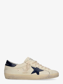 Golden Goose Men's Super Star Leather Sneakers Black