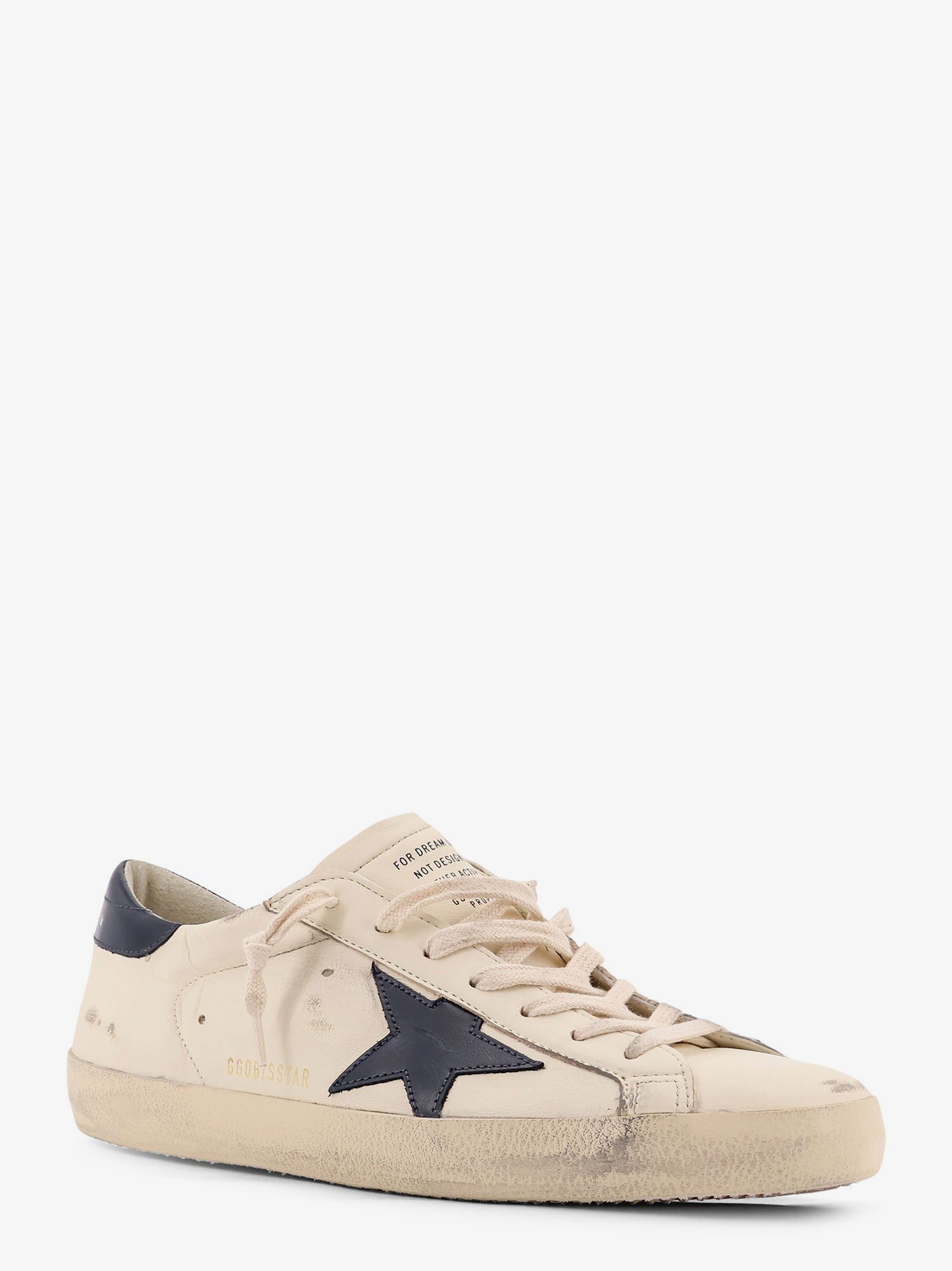 Golden Goose Men's Super Star Leather Sneakers Black
