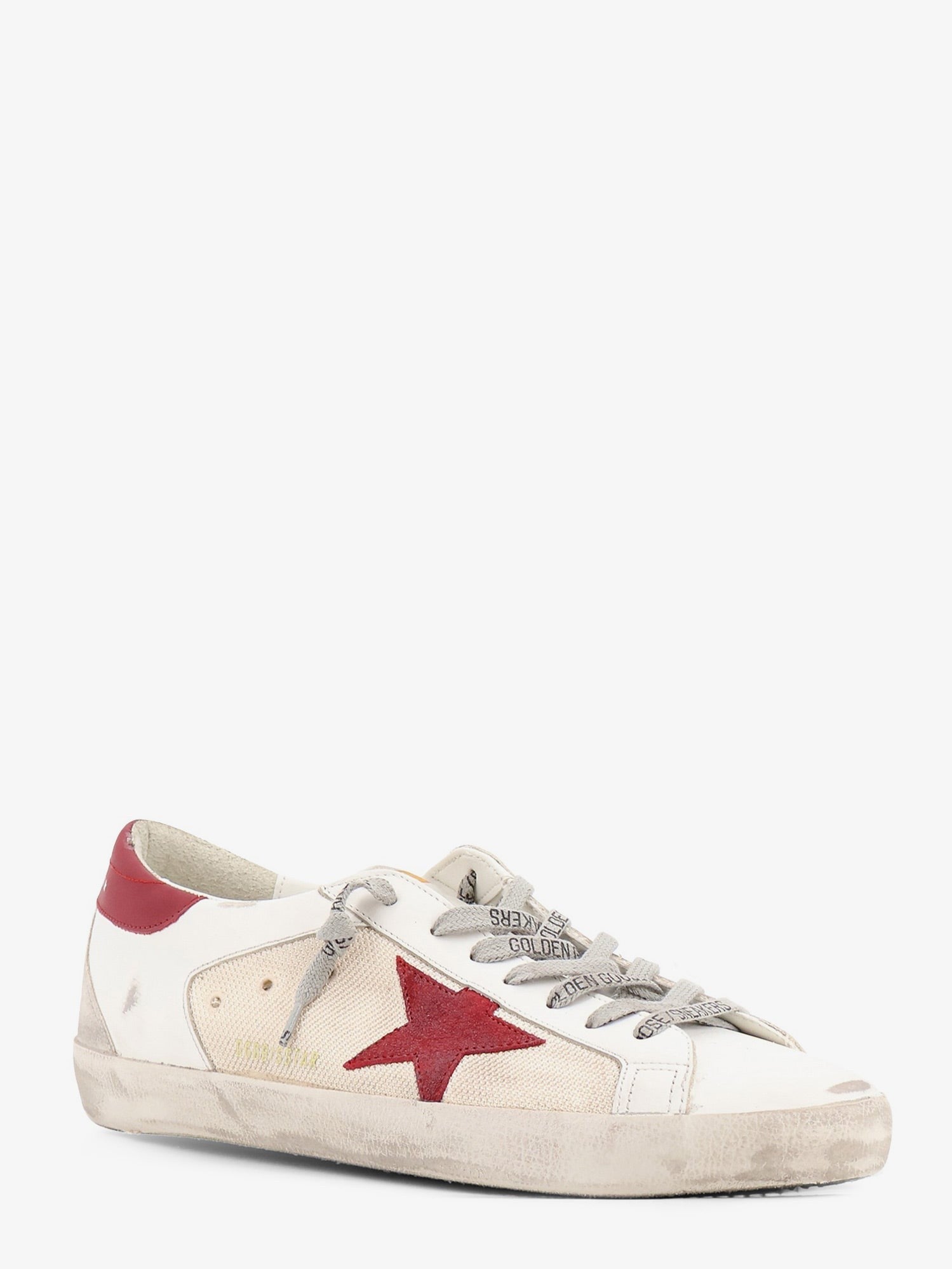 Golden Goose Men's Super Star Leather Sneakers White