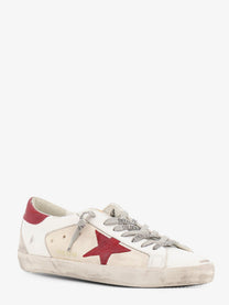 Golden Goose Men's Super Star Leather Sneakers White