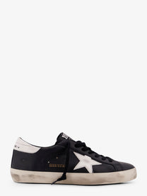 Golden Goose Men's Super Star Leather Sneakers Black