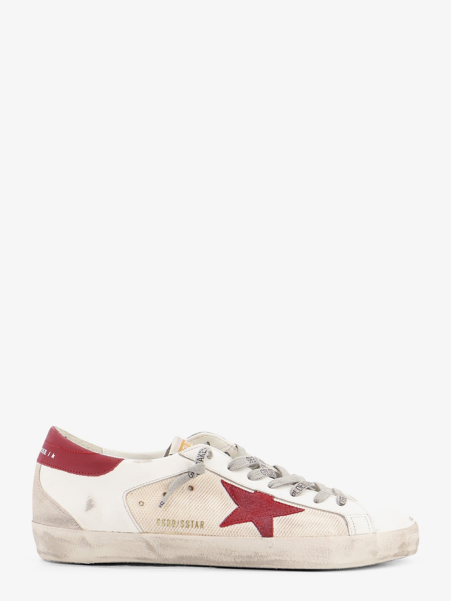 Golden Goose Men's Super Star Leather Sneakers White