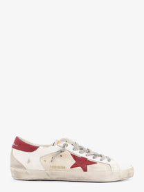 Golden Goose Men's Super Star Leather Sneakers White
