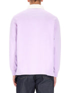 JW Anderson Men's Super Super Polo Shirt Purple, view 4