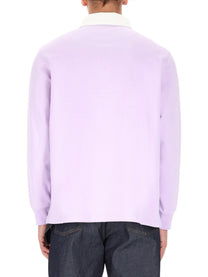 JW Anderson Men's Super Super Polo Shirt Purple