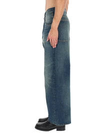 Sunflower Men's Super Wide Jeans Blue