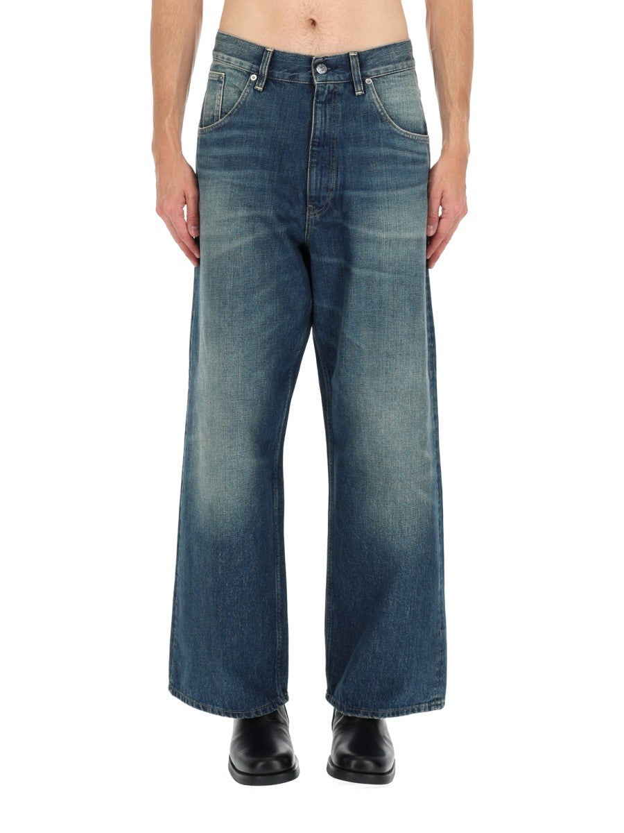 Sunflower Men's Super Wide Jeans Blue