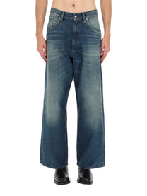 Sunflower Men's Super Wide Jeans Blue