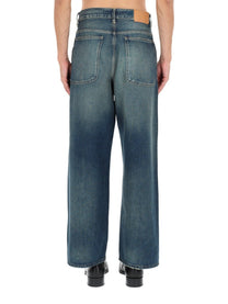 Sunflower Men's Super Wide Jeans Blue