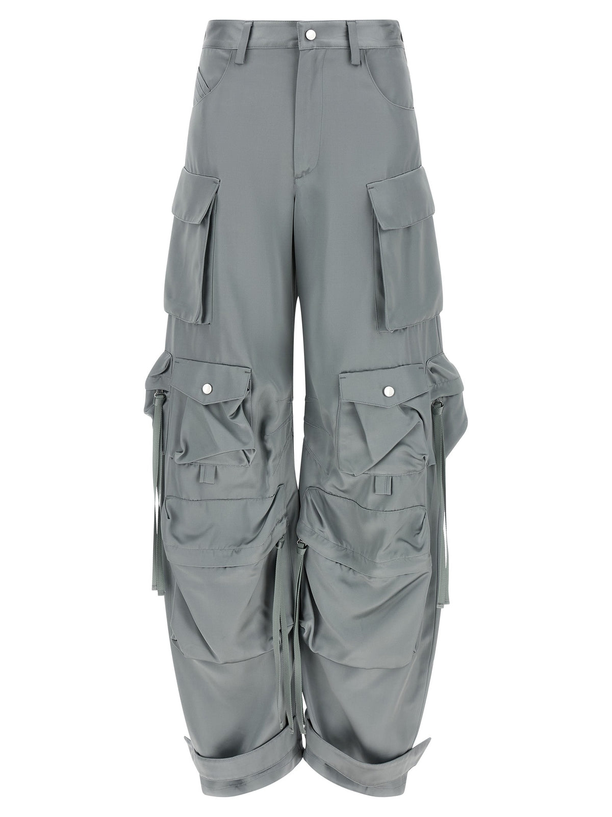 The Attico Superattico Collection Cargo Pants Grey
