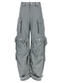 The Attico Superattico Collection Cargo Pants Grey
