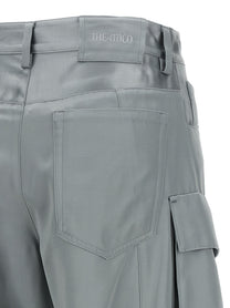 The Attico Superattico Collection Cargo Pants Grey
