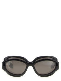 Balenciaga Superbusy Round Sunglasses Black