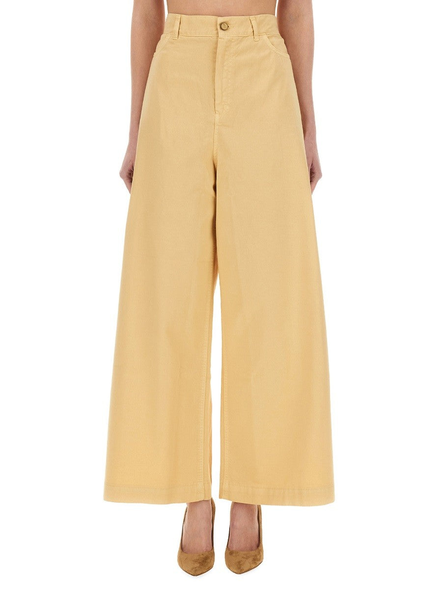 Alysi Women's Superflare Sporty Pants Yellow