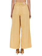 Alysi Women's Superflare Sporty Pants Yellow, view 3