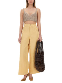 Alysi Women's Superflare Sporty Pants Yellow