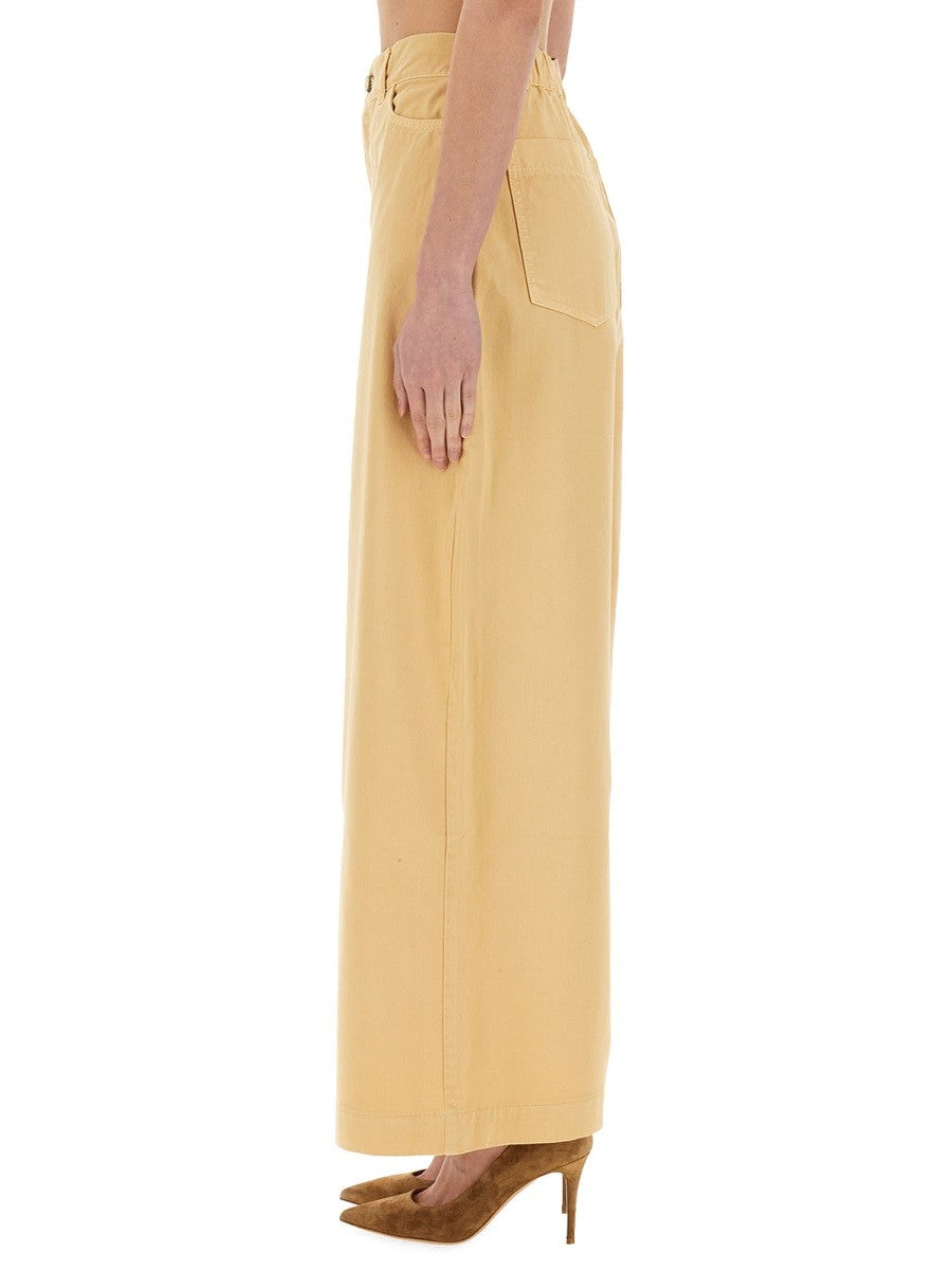 Alysi Women's Superflare Sporty Pants Yellow, view 4