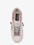 Golden Goose Women's Superstar Leather Sneakers White, view 5